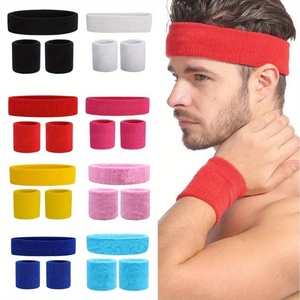 Headbands Wristbands Sets for Women Men Girls Boys Comfy Sports