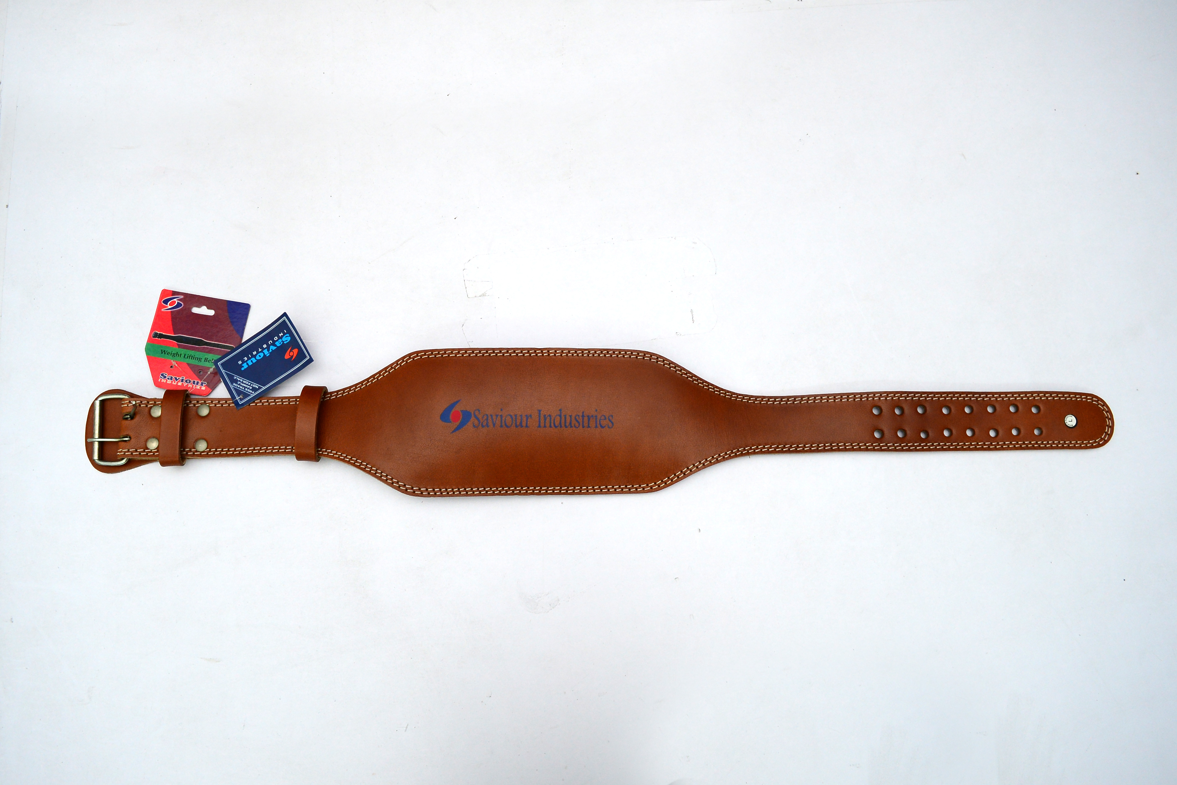Custom leather weightlifting belts factory production in Sialkot