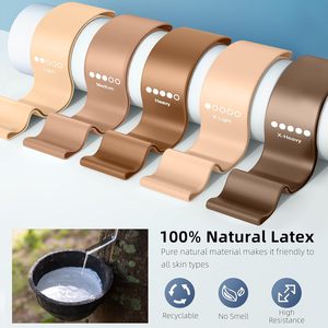 Custom Logo Natural Latex Heavy Resistance Hip Booty Mini Band Set