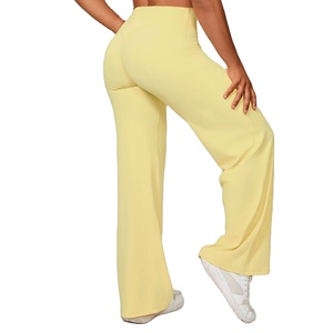 Autumn Solid Pilates Straight-Leg Yoga Pants