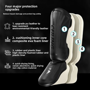 CFTY MMA Shin Guards Muay Thai Kickboxing Protectors