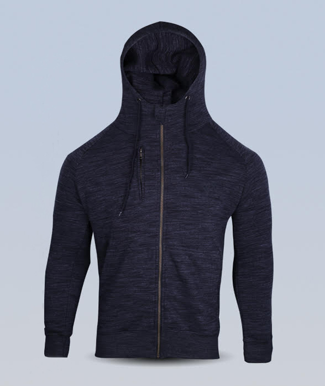 Custom Melange French Terry Streetwear Hoodie