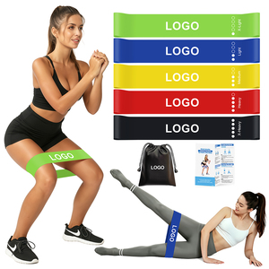 Colorful Latex Resistance Loop Bands For Yoga Pilates