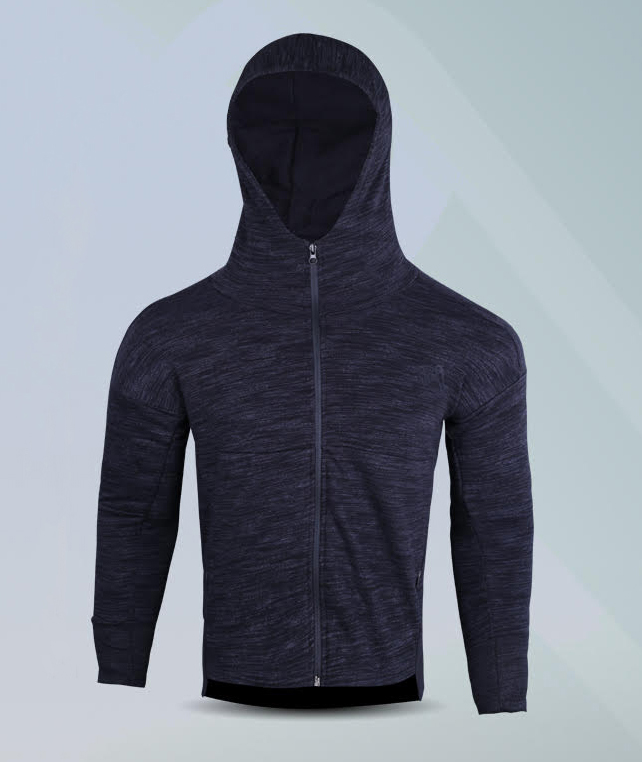 Melange Cotton Terry Pullover Hoodie Wholesale